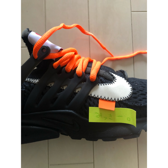 [26cm]新品未使用 nike air presto off white 黒