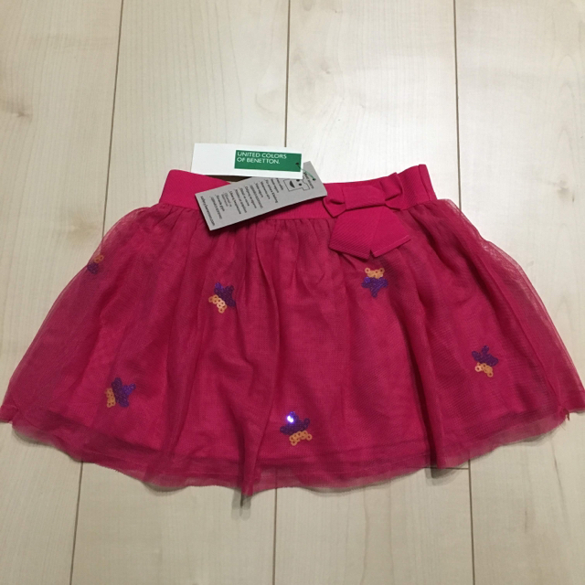 BREEZE(ブリーズ)のベネトン スカート サイズ90 新品  キッズ/ベビー/マタニティのキッズ服女の子用(90cm~)(スカート)の商品写真