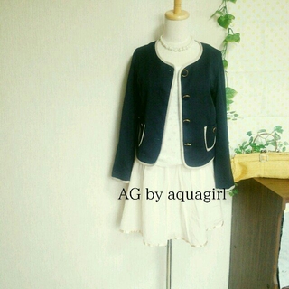アクアガール(aquagirl)のノーカラー ジャケット(ノーカラージャケット)