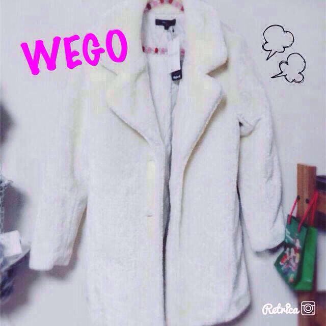 WEGO(ウィゴー)のWEGO ビッグカラーファーコート レディースのジャケット/アウター(毛皮/ファーコート)の商品写真