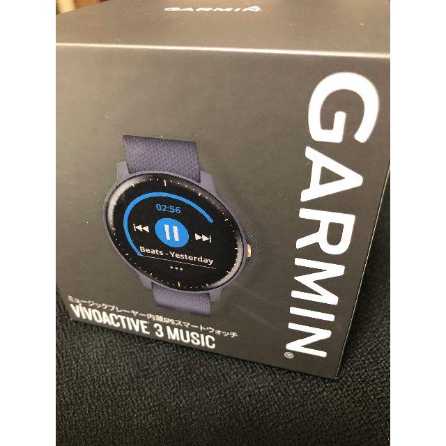 Apple Watch(アップルウォッチ)の【新品】GARMIN　vivoactive3 Music メンズの時計(腕時計(デジタル))の商品写真