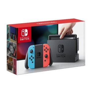 ニンテンドースイッチ(Nintendo Switch)のNintendo Switch ネオンブルー/ネオンレッド(家庭用ゲーム機本体)