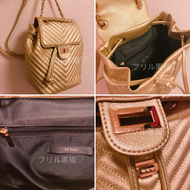 DURAS(デュラス)の【破格】DURAS キルティングリュック エゴイスト ジェイダ好 レディースのバッグ(リュック/バックパック)の商品写真