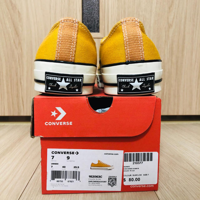CONVERSE(コンバース)の【即日発送可】CONVERSE CT70 OX SUNFLOWER 25.5 メンズの靴/シューズ(スニーカー)の商品写真