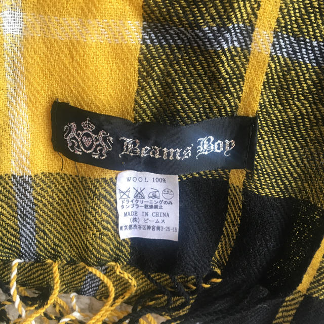 BEAMS BOY(ビームスボーイ)のビームスボーイ タータンチェックストール  レディースのファッション小物(ストール/パシュミナ)の商品写真