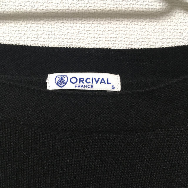 UNITED ARROWS(ユナイテッドアローズ)のORCIVAL  メンズボーダーニット メンズのトップス(ニット/セーター)の商品写真