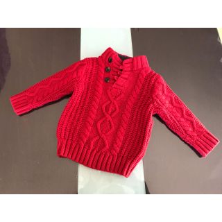 ベビーギャップ(babyGAP)のベビーギャップ ケーブル編みニット 90 男の子 女の子(ニット)