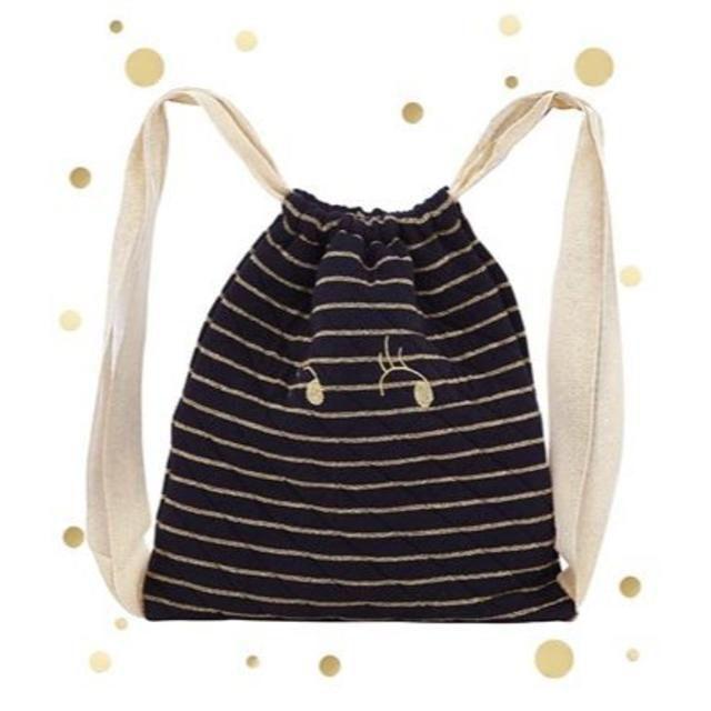 PETIT BATEAU(プチバトー)の新品未使用　プチバトー　ナップサック　マリネットアイナップサック キッズ/ベビー/マタニティのこども用バッグ(リュックサック)の商品写真