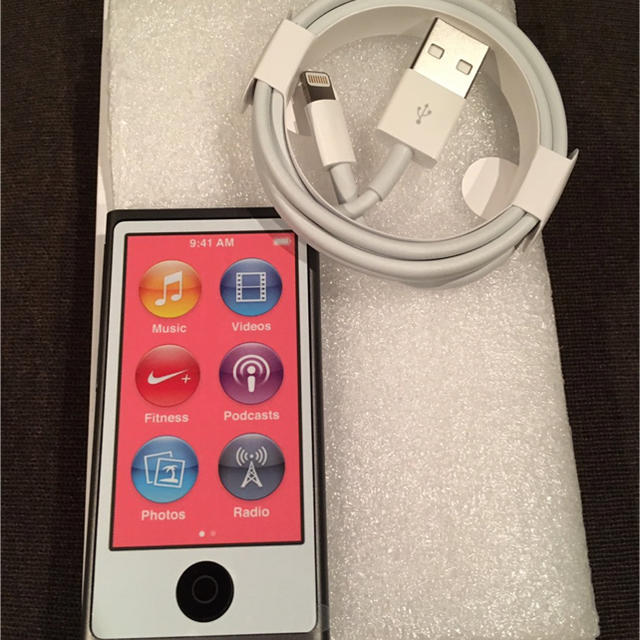 新品未使用 iPod nano 第7世代 スペースグレー アイポッドiPhone ポータブルプレーヤー