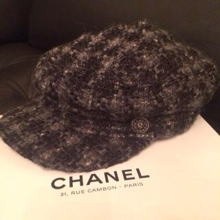 シャネル(CHANEL)のシャネルツイードキャスケット💕(キャスケット)