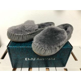 エミュー(EMU)の【未使用】エミュー emu 25㎝ スリッポン 定価15,000円(スリッポン/モカシン)