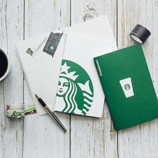 スターバックスコーヒー(Starbucks Coffee)の【新品】台湾限定 スタバ文具セット ノート2点 マスキングテープ2点 海外限定(テープ/マスキングテープ)