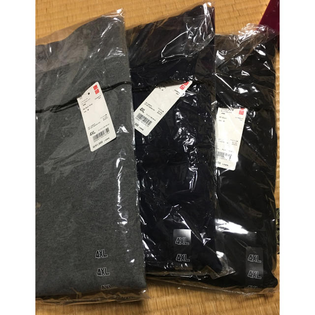 UNIQLO(ユニクロ)の★ラスト1枚★ソフトタッチタートルネックTダークグレー4XL レディースのトップス(カットソー(長袖/七分))の商品写真