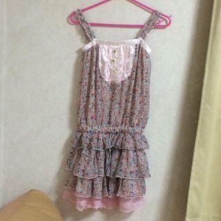 ギャルフィット(GAL FIT)の新品 小花柄 キャミワンピ(ミニワンピース)