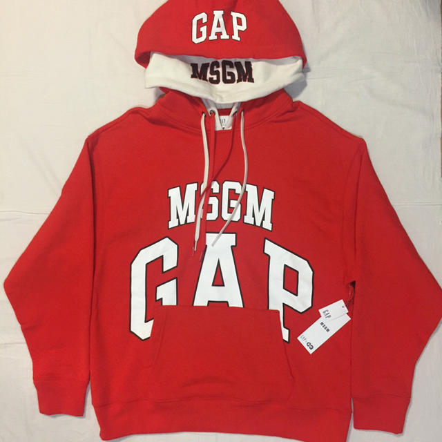 ☆希少！GQ MSGM×GAP コラボ パーカー☆