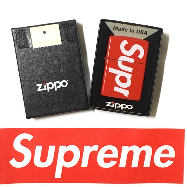 Supreme 2018SS Logo Zippo シュプリーム ロゴジッポ