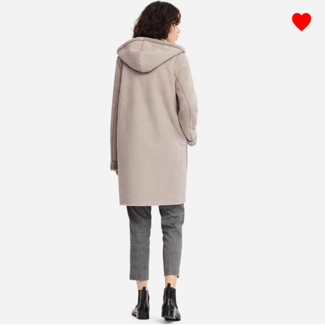 UNIQLO(ユニクロ)の新品 未使用♡2018 ユニクロ ムートンコート UNIQLO ベージュ レディースのジャケット/アウター(ムートンコート)の商品写真