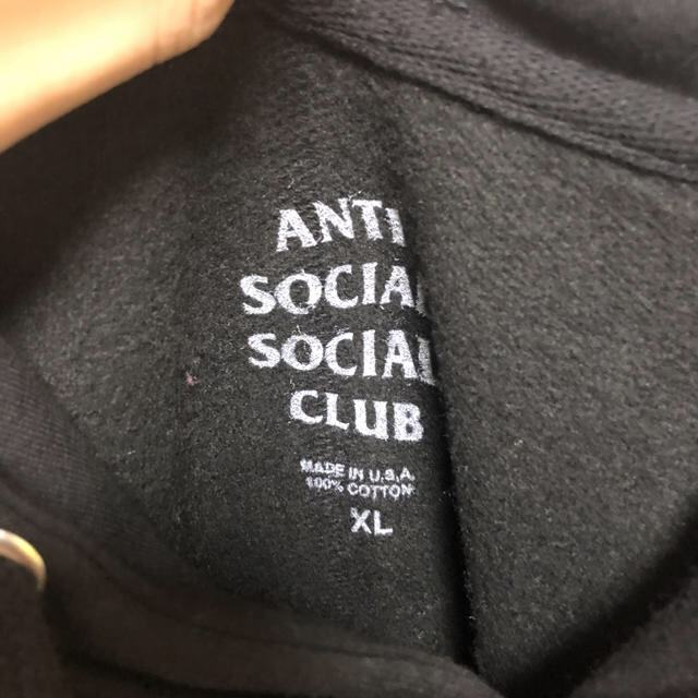 ANTI(アンチ)のanti social social club NEGATIVE HOODIE メンズのトップス(パーカー)の商品写真