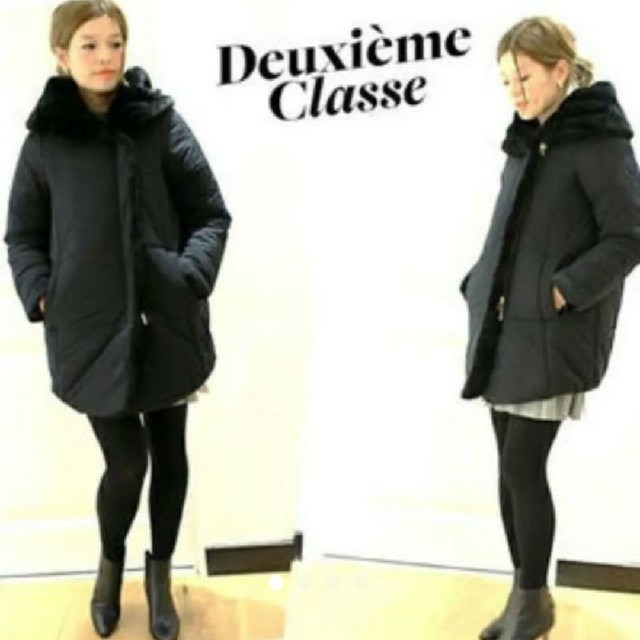 DEUXIEME CLASSE(ドゥーズィエムクラス)のドゥーズィエムクラス MUSE ボアコート レディースのジャケット/アウター(ダウンコート)の商品写真