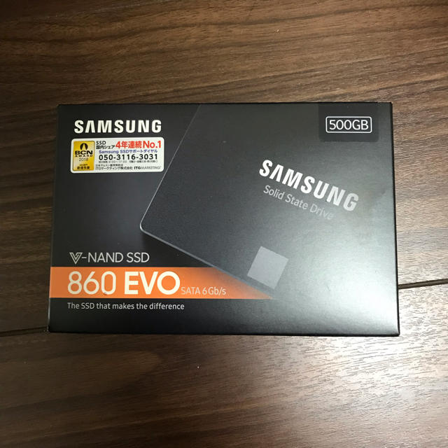 驚きの価格  SAMSUNG - 新品未開封 Samsung SSD 500GB 860EVO 2.5インチ内蔵型 PCパーツ