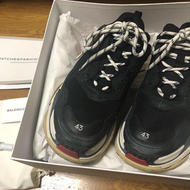 balenciaga triple s シルバー 国内正規品 43