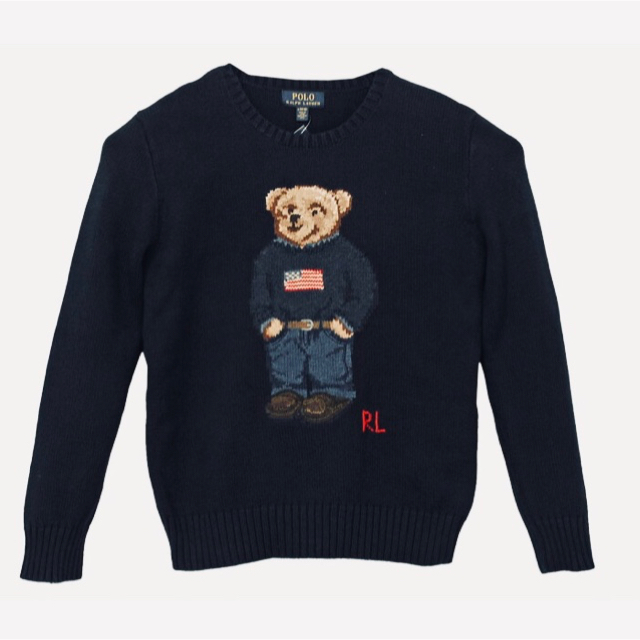 POLO RALPH LAUREN(ポロラルフローレン)のラルフローレン ベア ニット（boys  XL)新品未使用1点のみ メンズのトップス(ニット/セーター)の商品写真