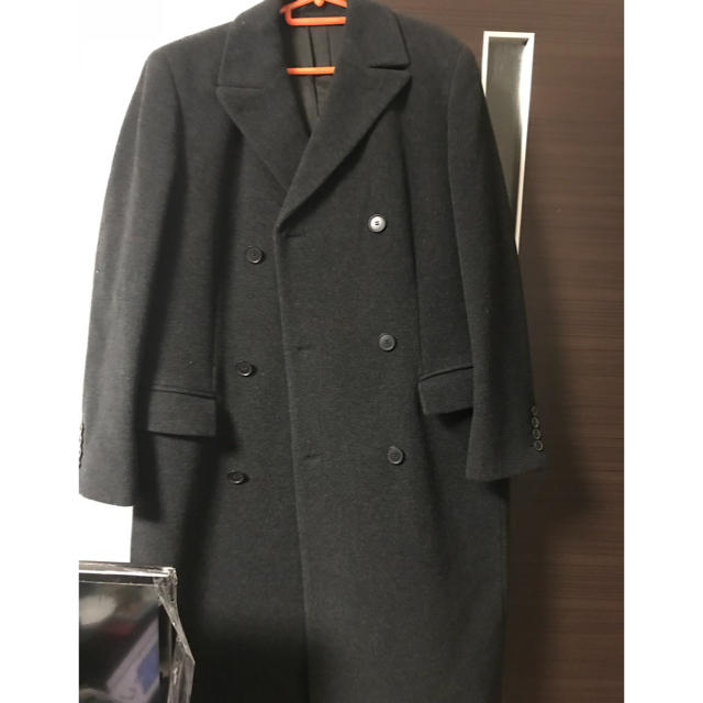 HUGO BOSS BIGロングコート チャコールグレー