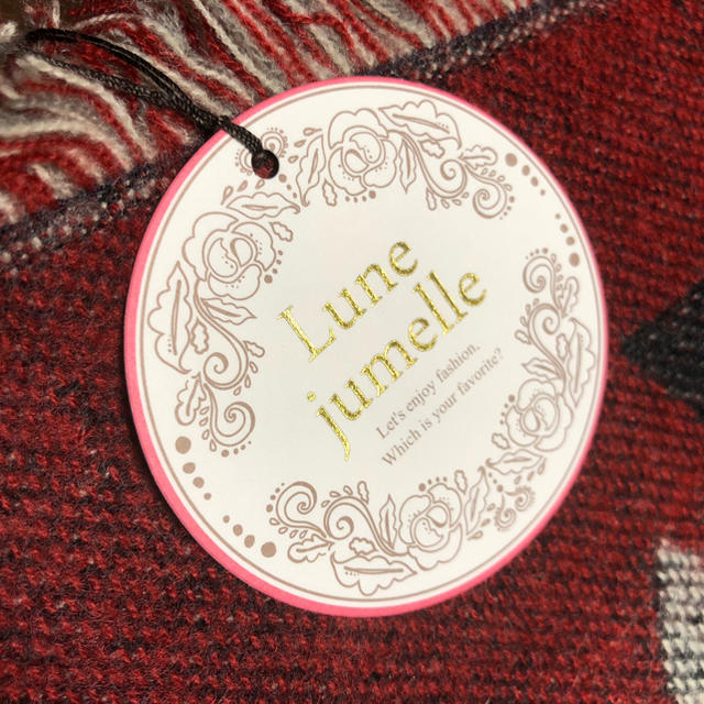 ルナ ジュメイル lune jumelle ネイティヴ柄 ストール レディースのファッション小物(マフラー/ショール)の商品写真