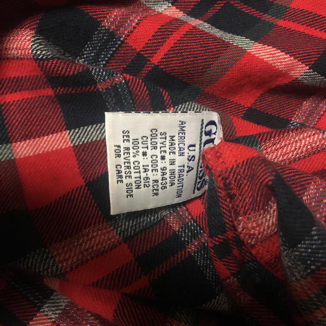 GUESS(ゲス)のguess  チェックシャツ Sだけど大きめ メンズのトップス(Tシャツ/カットソー(七分/長袖))の商品写真