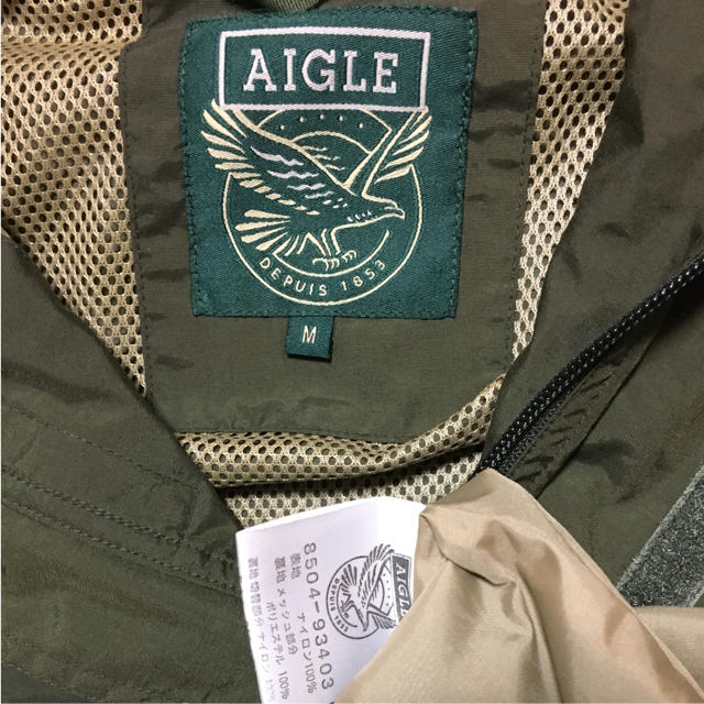 AIGLE(エーグル)のAIGLE  エーグル   アノラックパーカー メンズのジャケット/アウター(マウンテンパーカー)の商品写真