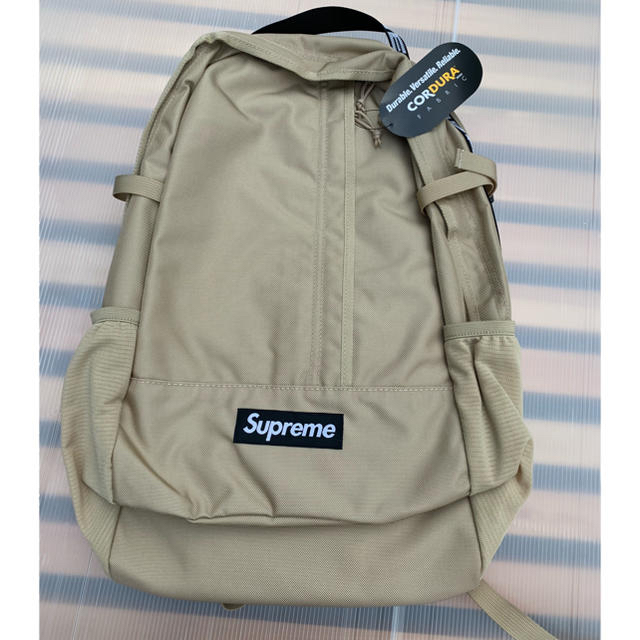 supreme バックパック ベージュ