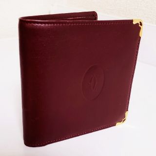 カルティエ(Cartier)の【ほぼ新品】Cartier　カルティエ　２つ折り財布(財布)