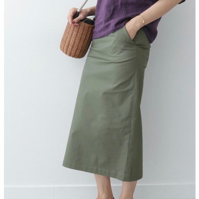 URBAN RESEARCH DOORS(アーバンリサーチドアーズ)のIラインストレッチロングスカート レディースのスカート(ロングスカート)の商品写真