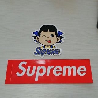 シュプリーム(Supreme)のらっく様専用　ステッカー　シュプリーム　シール　 ノートパソコン　ペコちゃん(スーツケース/キャリーバッグ)