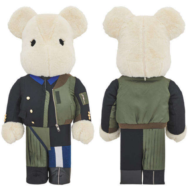 sacai(サカイ)の【期間限定販売】sacai BE@RBRICK 1000% 限定販売品 エンタメ/ホビーのおもちゃ/ぬいぐるみ(キャラクターグッズ)の商品写真