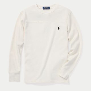 ラルフローレン(Ralph Lauren)のS 新品タグ付き ラルフローレン ワッフルニットロングスリーブ Tシャツ(Tシャツ/カットソー(七分/長袖))