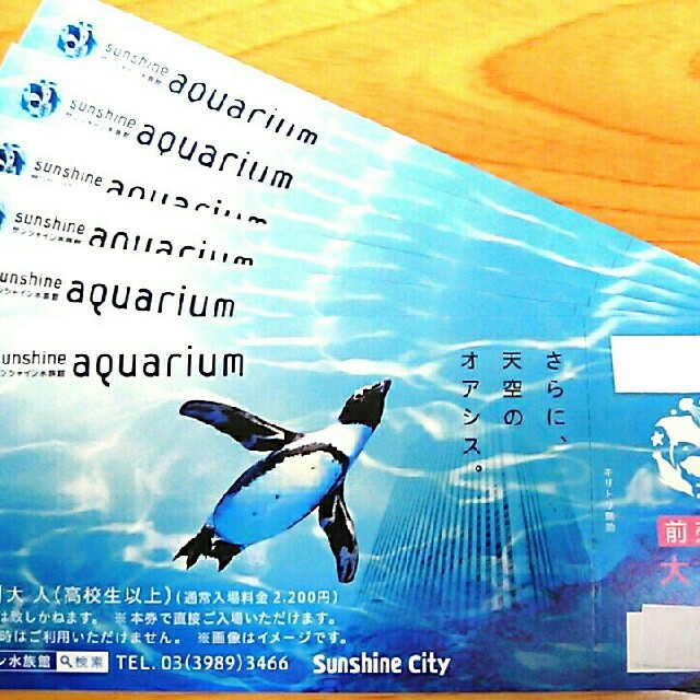 これから一緒に様専用 チケットの施設利用券(水族館)の商品写真