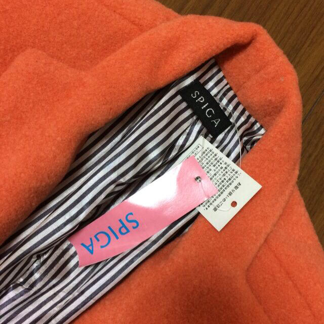 SPIGA(スピーガ)の新品♡オレンジコート♡ レディースのジャケット/アウター(トレンチコート)の商品写真