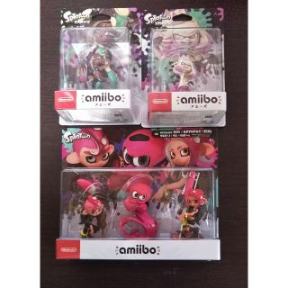 アミーボamiibo スプラトゥーン タコボーイ タコ タコガール イイダ ヒメ(ゲームキャラクター)