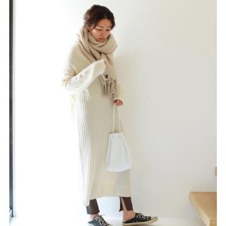 トゥデイフル(TODAYFUL)のgaga様専用★トゥデイフル Soft Ribknit Dress(ロングワンピース/マキシワンピース)