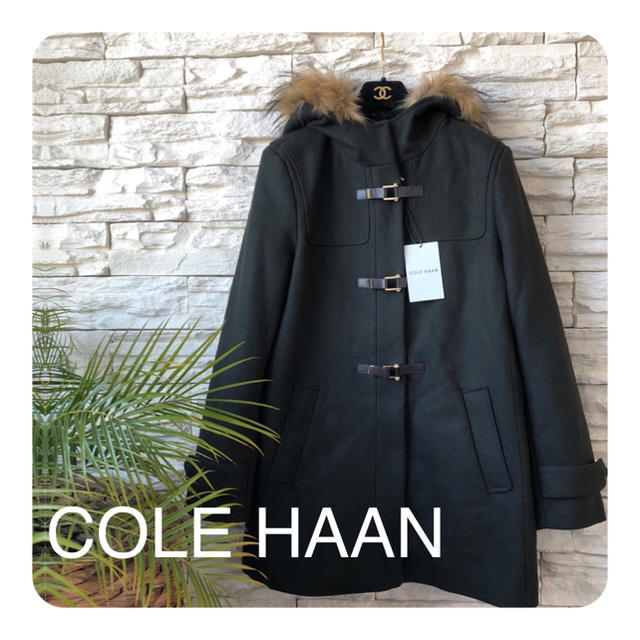 新品COLE HAAN♡上質 ダッフルコート | フリマアプリ ラクマ o1812 コールハーン あたたか ウール 混紡 ダッフル コート