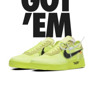 ナイキ(NIKE)のnike off white air force 1(スニーカー)