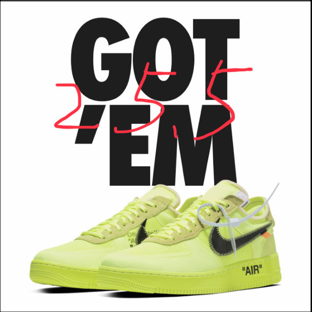 靴/シューズ※最終値下げ※ NIKE × offwhite THE TEN 25.5cm