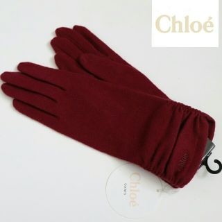 クロエ(Chloe)の❤正規品/新品タグ付き クロエ【Chloe】カシミヤ入り手袋【クロエロゴあり】❤(手袋)