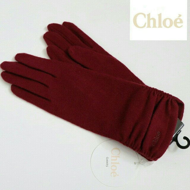 Chloe(クロエ)の❤正規品/新品タグ付き クロエ【Chloe】カシミヤ入り手袋【クロエロゴあり】❤ レディースのファッション小物(手袋)の商品写真