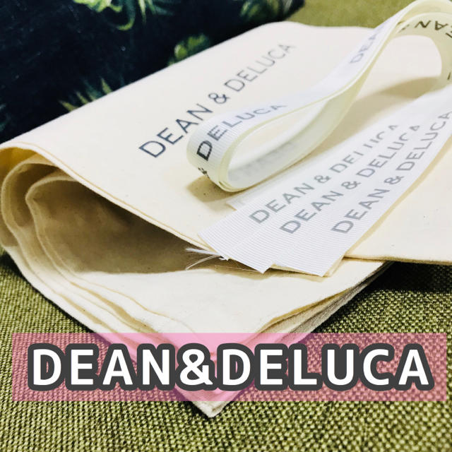 DEAN & DELUCA(ディーンアンドデルーカ)のDEAN&DELUCA ギフト用 有料ラッピングセット 布袋 リボン 計6点 レディースのバッグ(ショップ袋)の商品写真