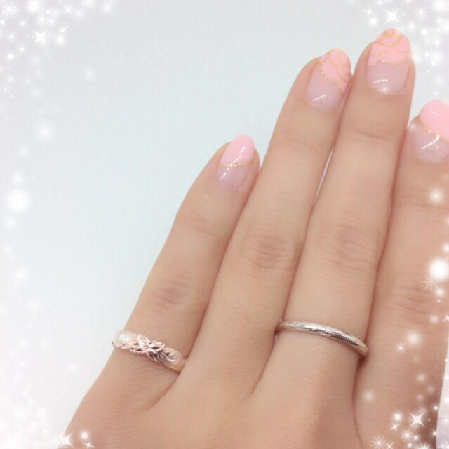 ハワジュ☆ピンクスキニートゥリング レディースのアクセサリー(リング(指輪))の商品写真