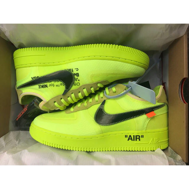 早い者勝ち 希少 nike offwhite エアフォース1  26.5㎝スニーカー