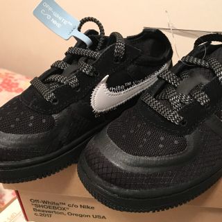 ナイキ(NIKE)のAir Force 1 Low Off-White Black (TD)(スニーカー)