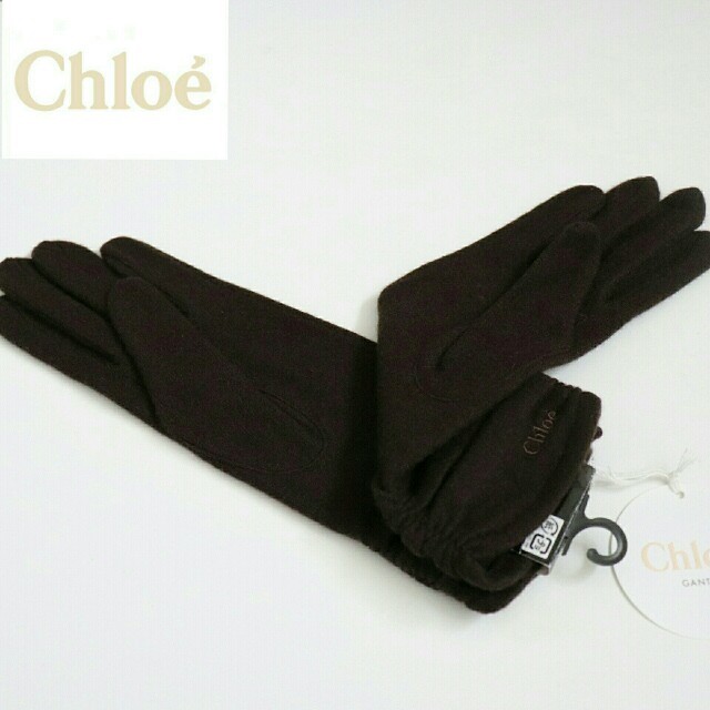 Chloe(クロエ)の❤正規品/新品タグ付き クロエ【Chloe】カシミヤ入り手袋【クロエロゴあり】❤ レディースのファッション小物(手袋)の商品写真